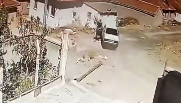 seyir halindeki aracta yilan panigi ORu8mtTB