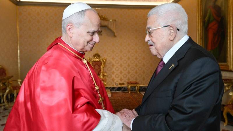 filistin devlet baskani abbas vatikanda papa 14 leo ile gorustu iZt5IJJn.jpg