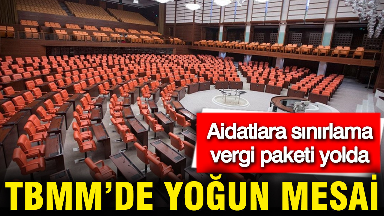 TBMM’de Yoğun Çalışmalar Devam Ediyor: Aidat Sınırlamaları ve Vergi Düzenlemeleri Geliyor